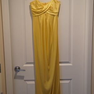 Nicole Miller Yellow Silk dress